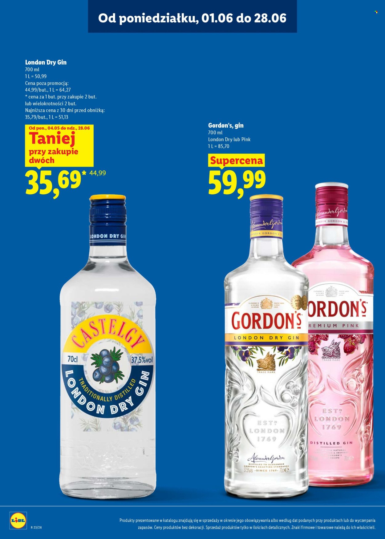 Gazetka LIDL - Katalog alkoholi mocnych