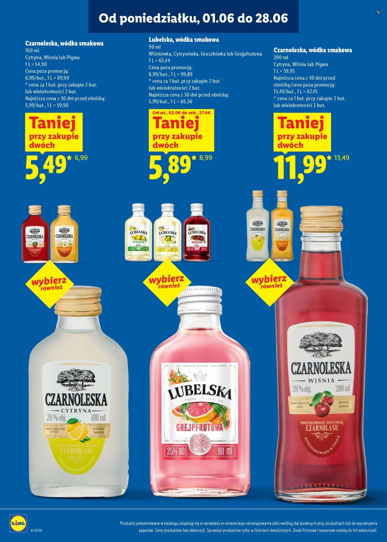 Gazetka LIDL - Katalog alkoholi mocnych