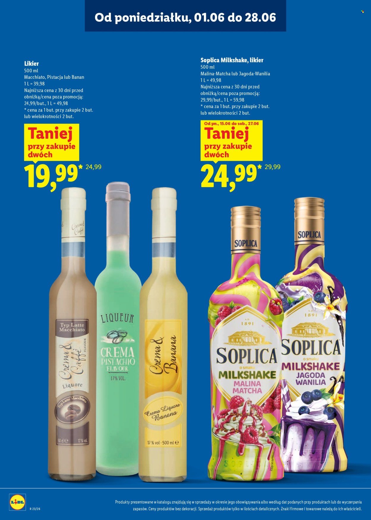 Gazetka LIDL - Katalog alkoholi mocnych