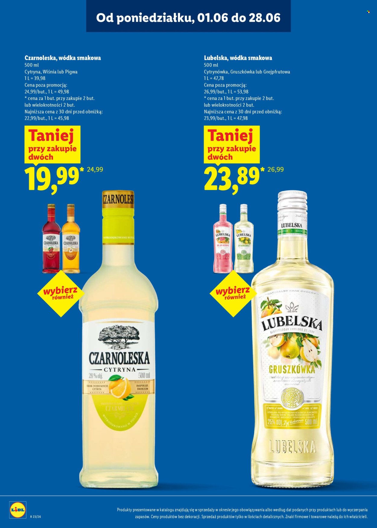 Gazetka LIDL - Katalog alkoholi mocnych
