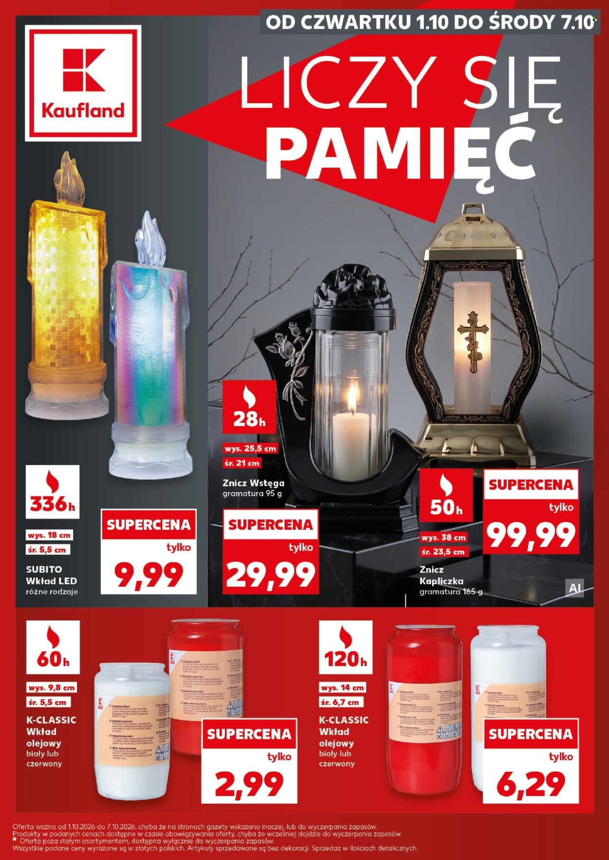 Gazetka KAUFLAND - Katalog znicze
