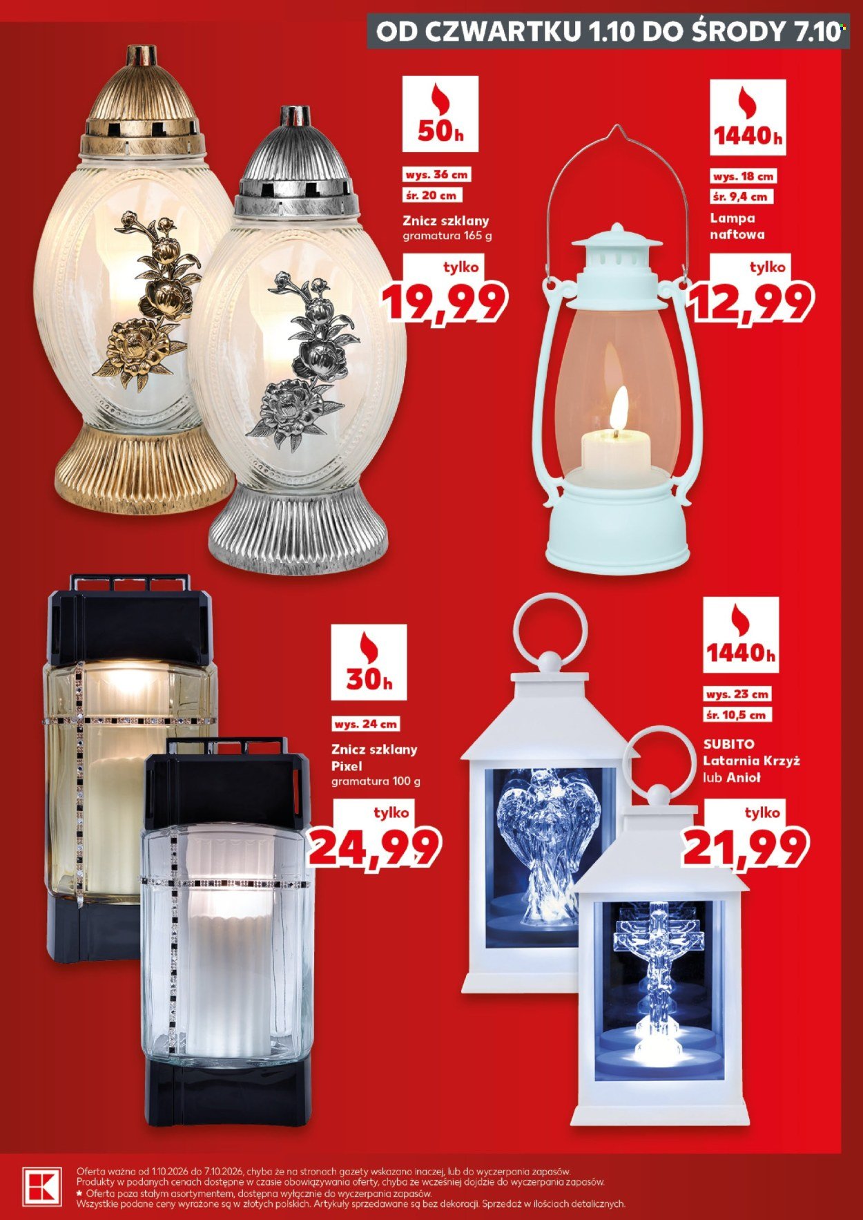 Gazetka KAUFLAND - Katalog znicze