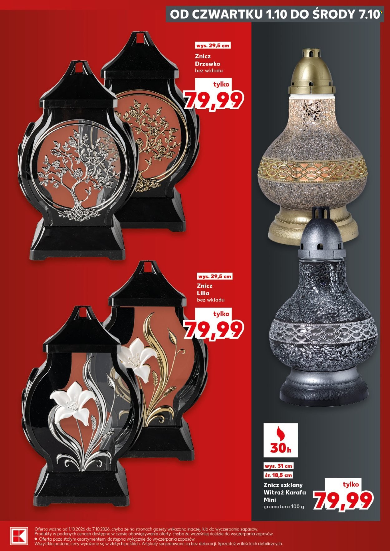 Gazetka KAUFLAND - Katalog znicze