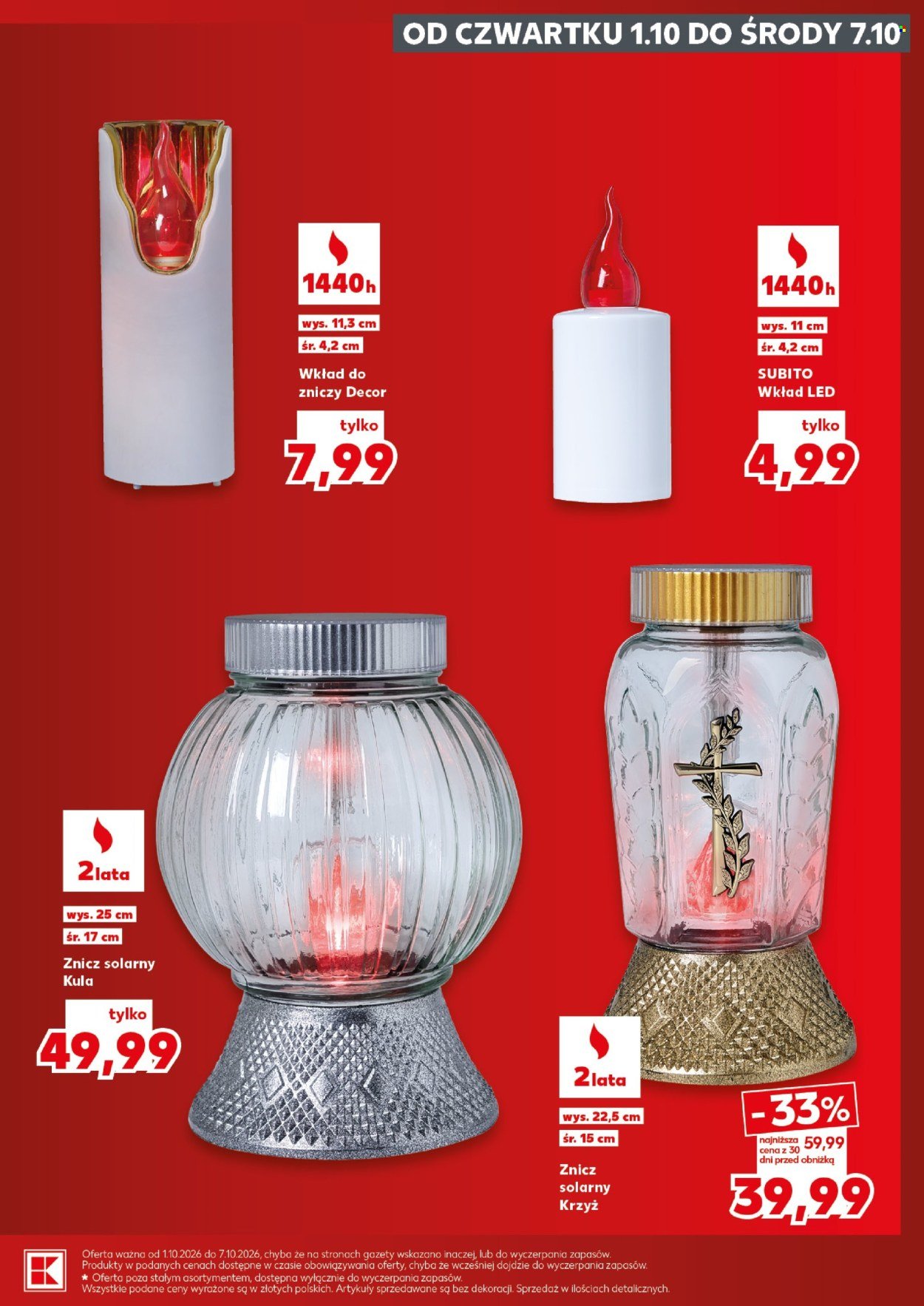 Gazetka KAUFLAND - Katalog znicze