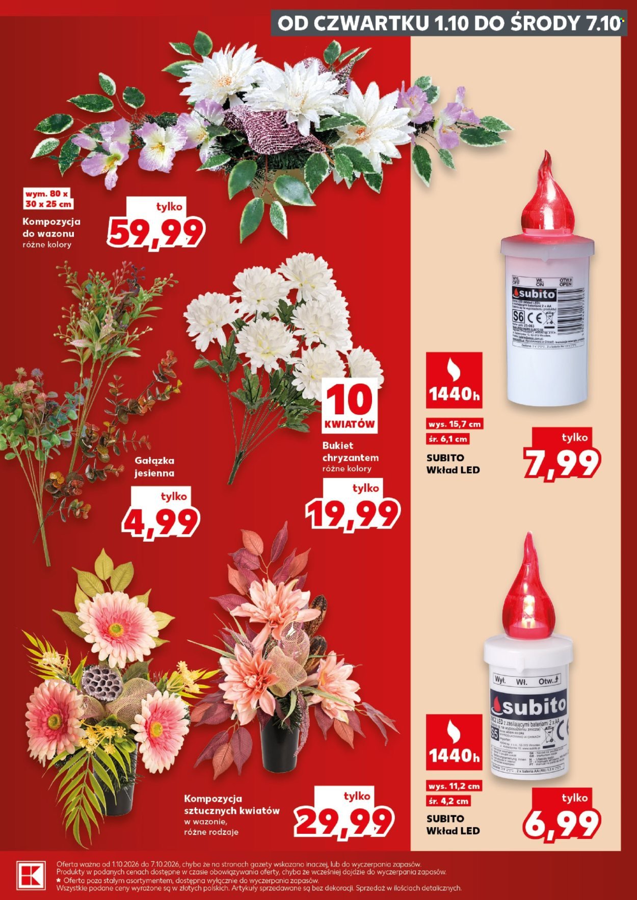 Gazetka KAUFLAND - Katalog znicze