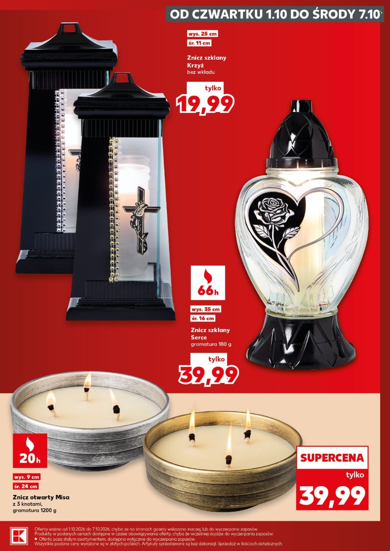 Gazetka KAUFLAND - Katalog znicze
