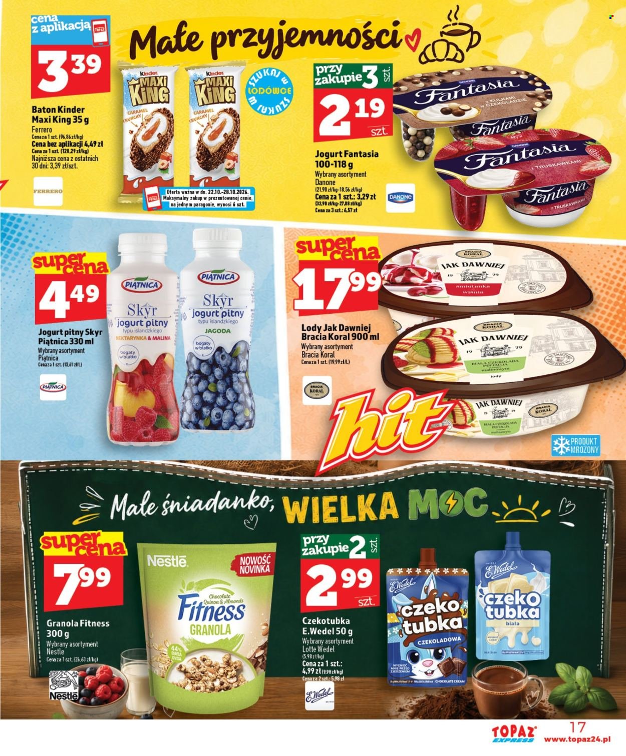 Gazetka TOPAZ - Od czwartku 22.10.2026