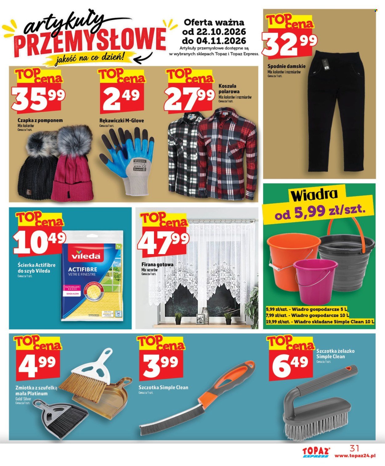 Gazetka TOPAZ - Od czwartku 22.10.2026