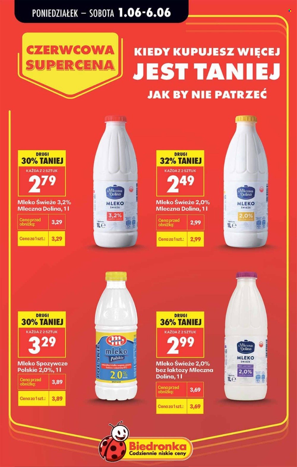 Gazetka BIEDRONKA - Czerwcowa supercena