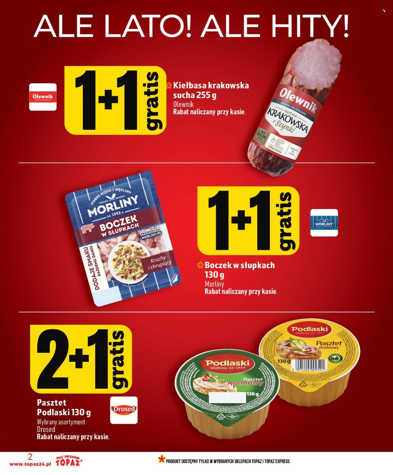 Gazetka TOPAZ - Od czwartku 2.07.2026