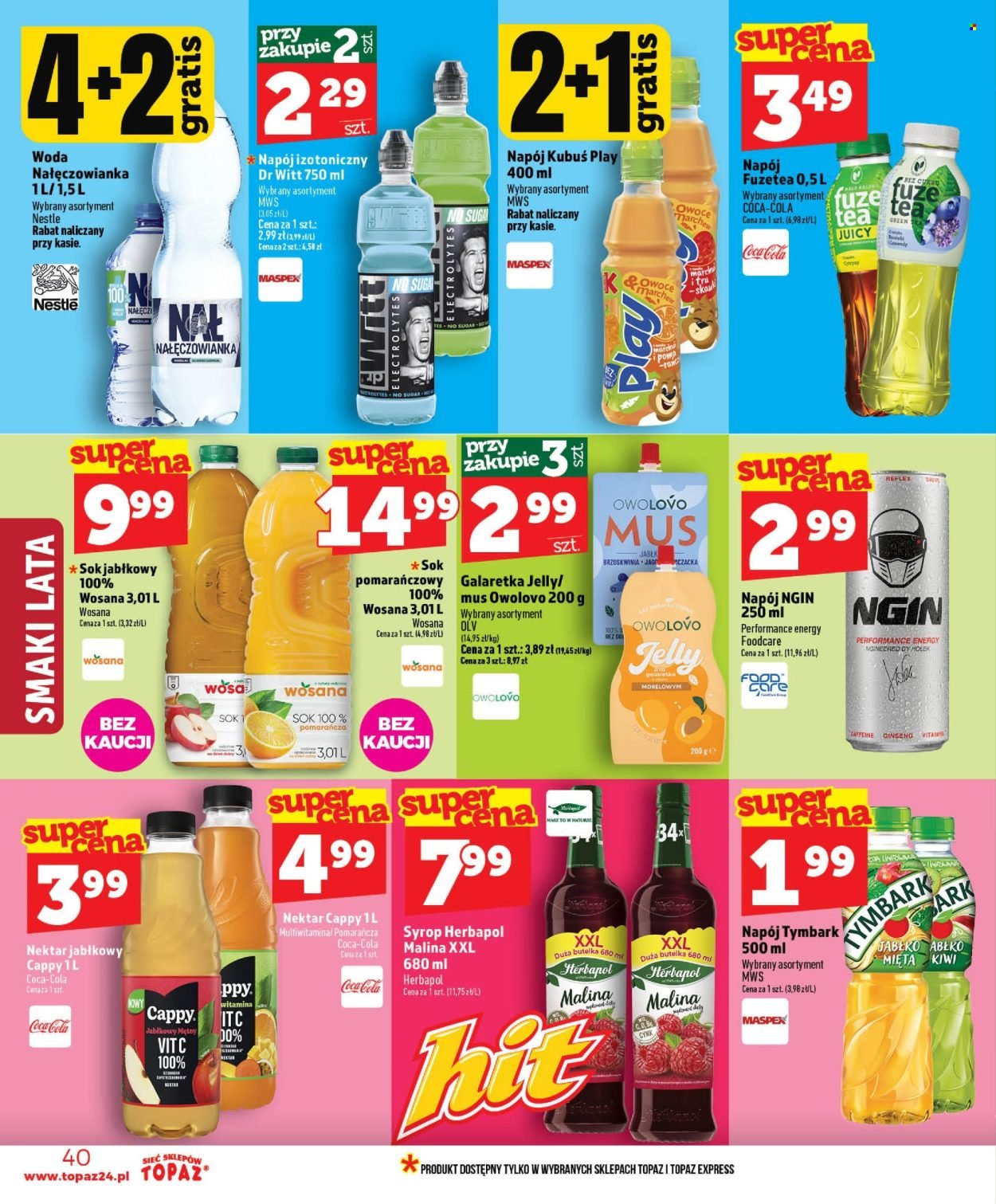 Gazetka TOPAZ - Od czwartku 2.07.2026