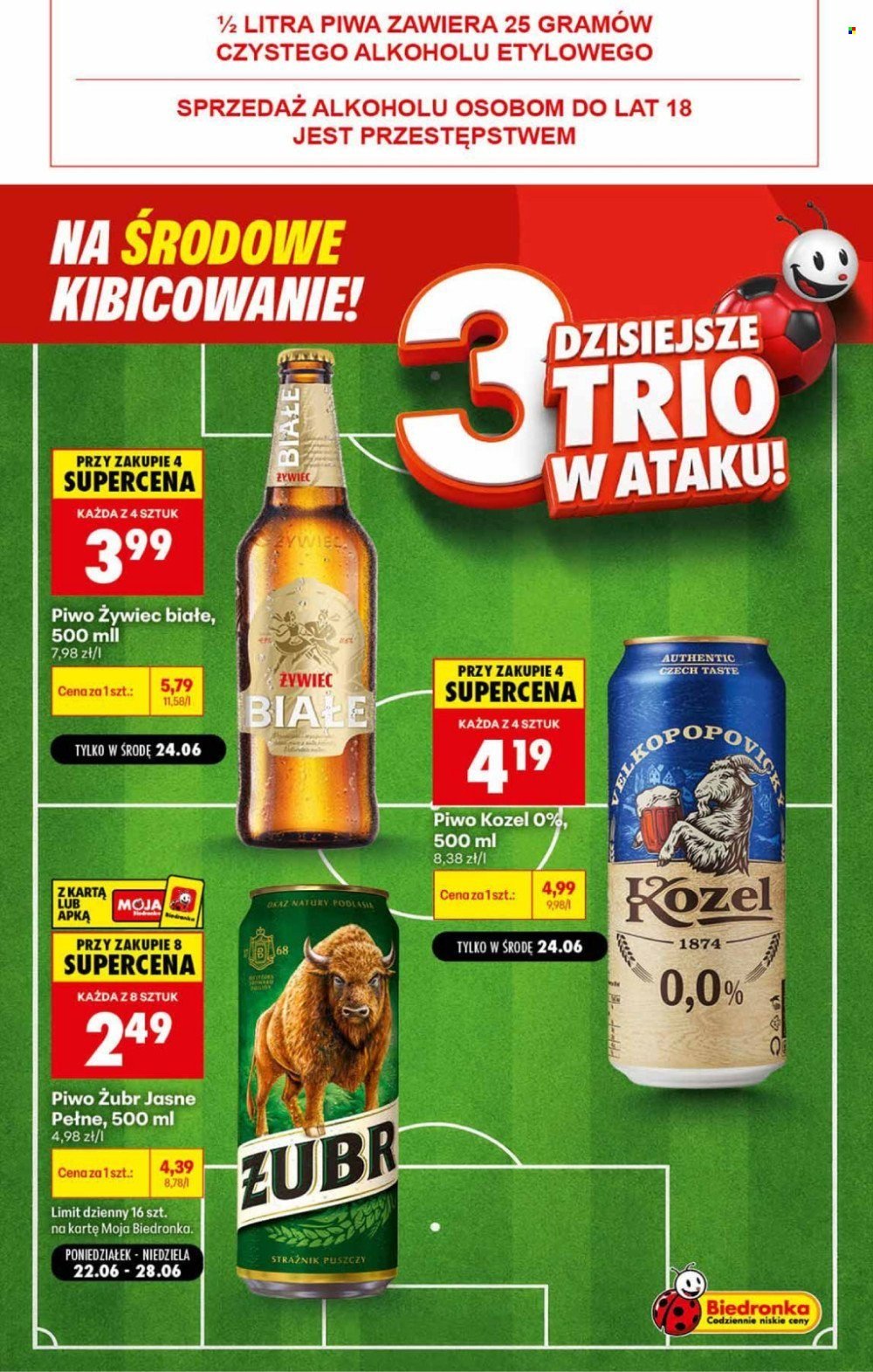 Gazetka BIEDRONKA - Na środowe kibicowanie