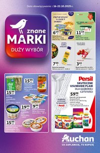 Gazetka AUCHAN - Znane marki duży wybór (2025-10-16 - 2025-10-22)