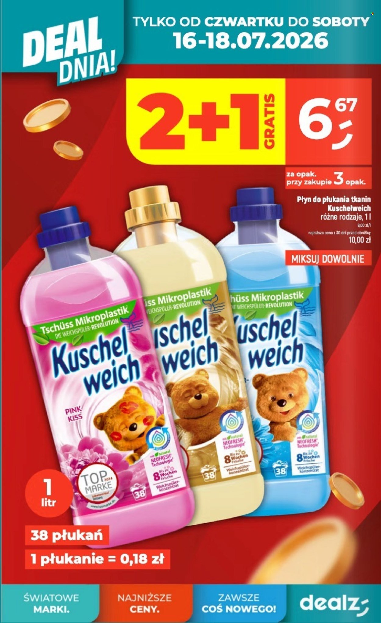 Gazetka DEALZ - Od czwartku 16.07.2026