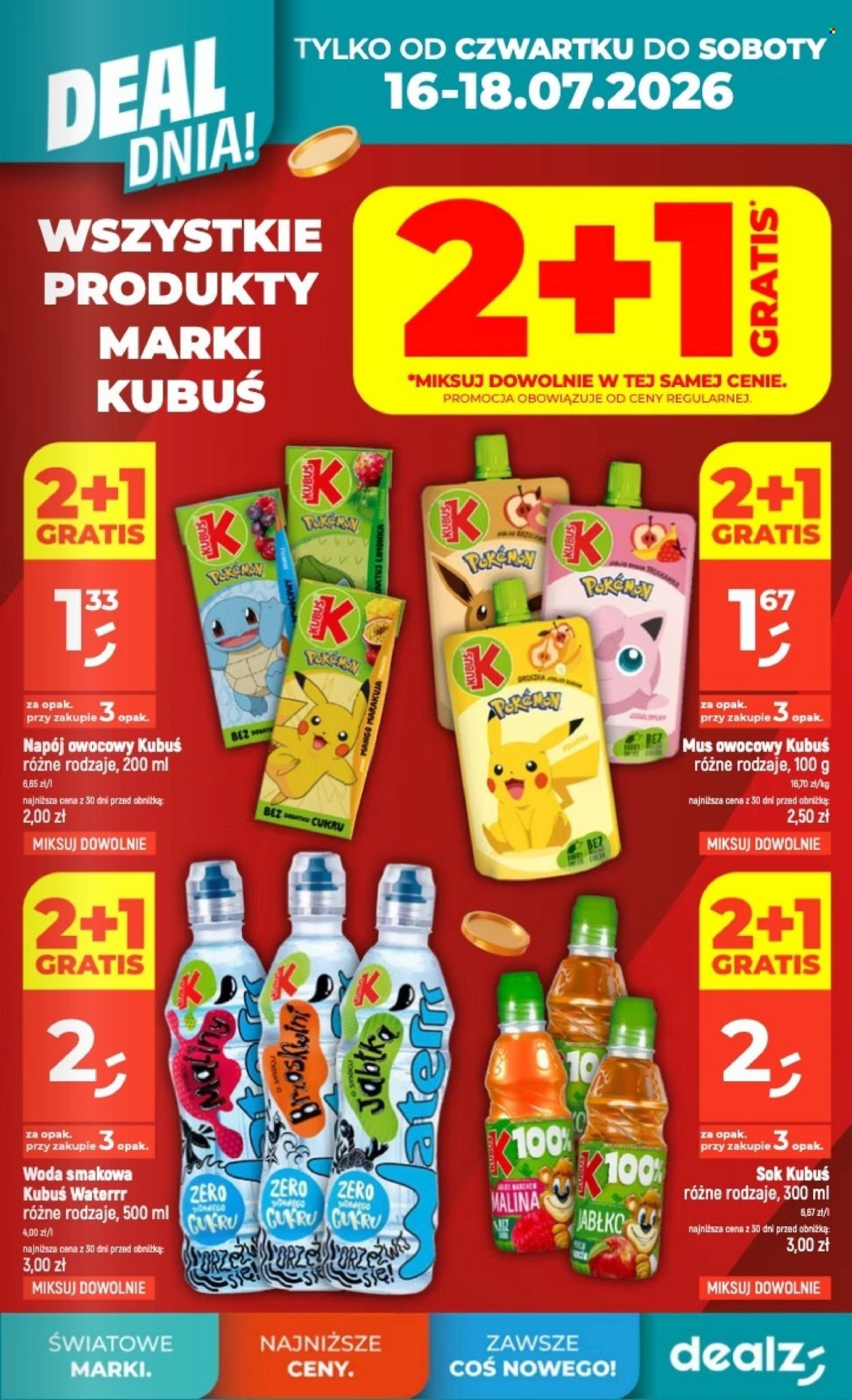 Gazetka DEALZ - Od czwartku 16.07.2026