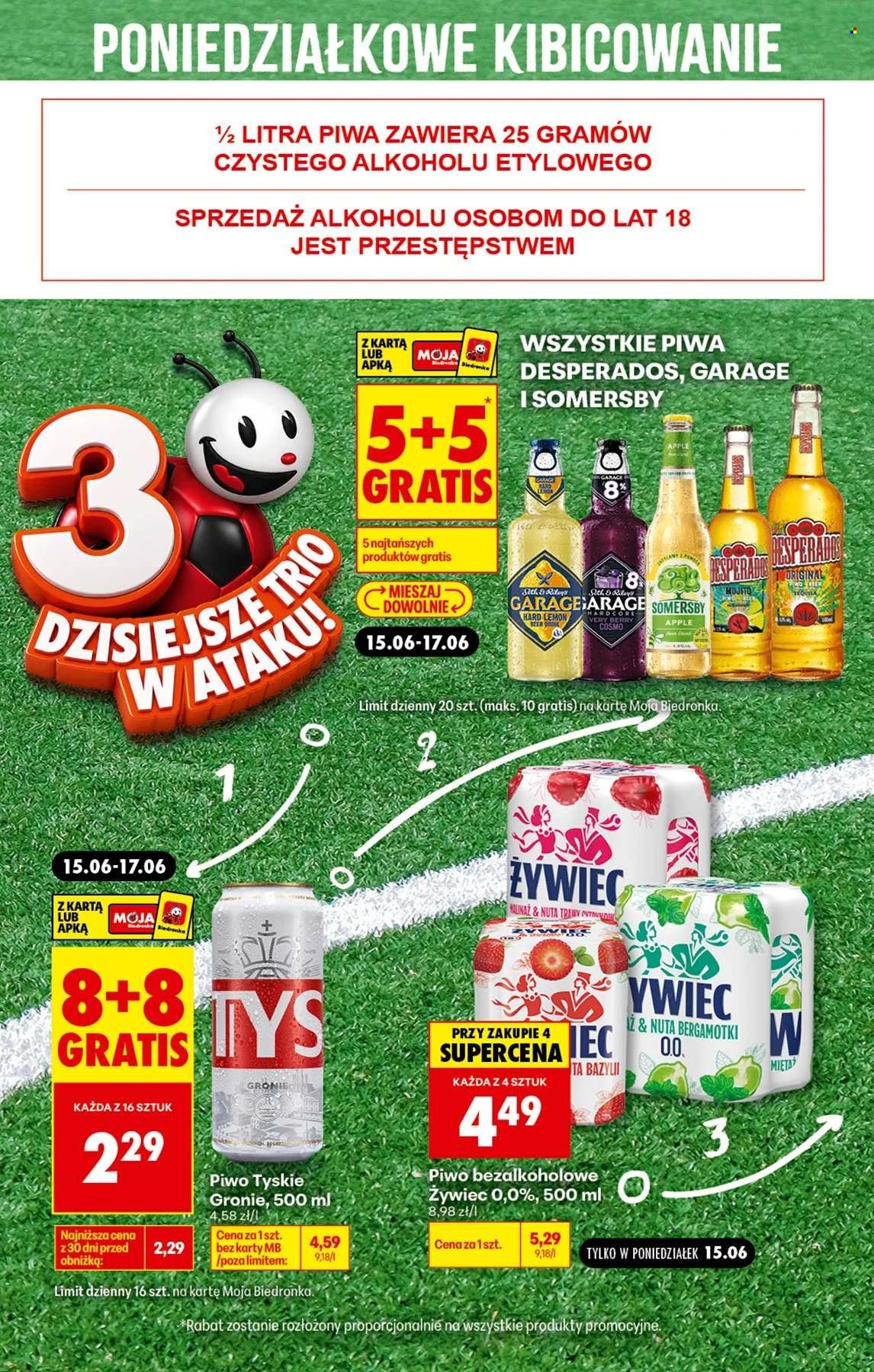 Gazetka BIEDRONKA - Poniedziałkowe kibicowanie