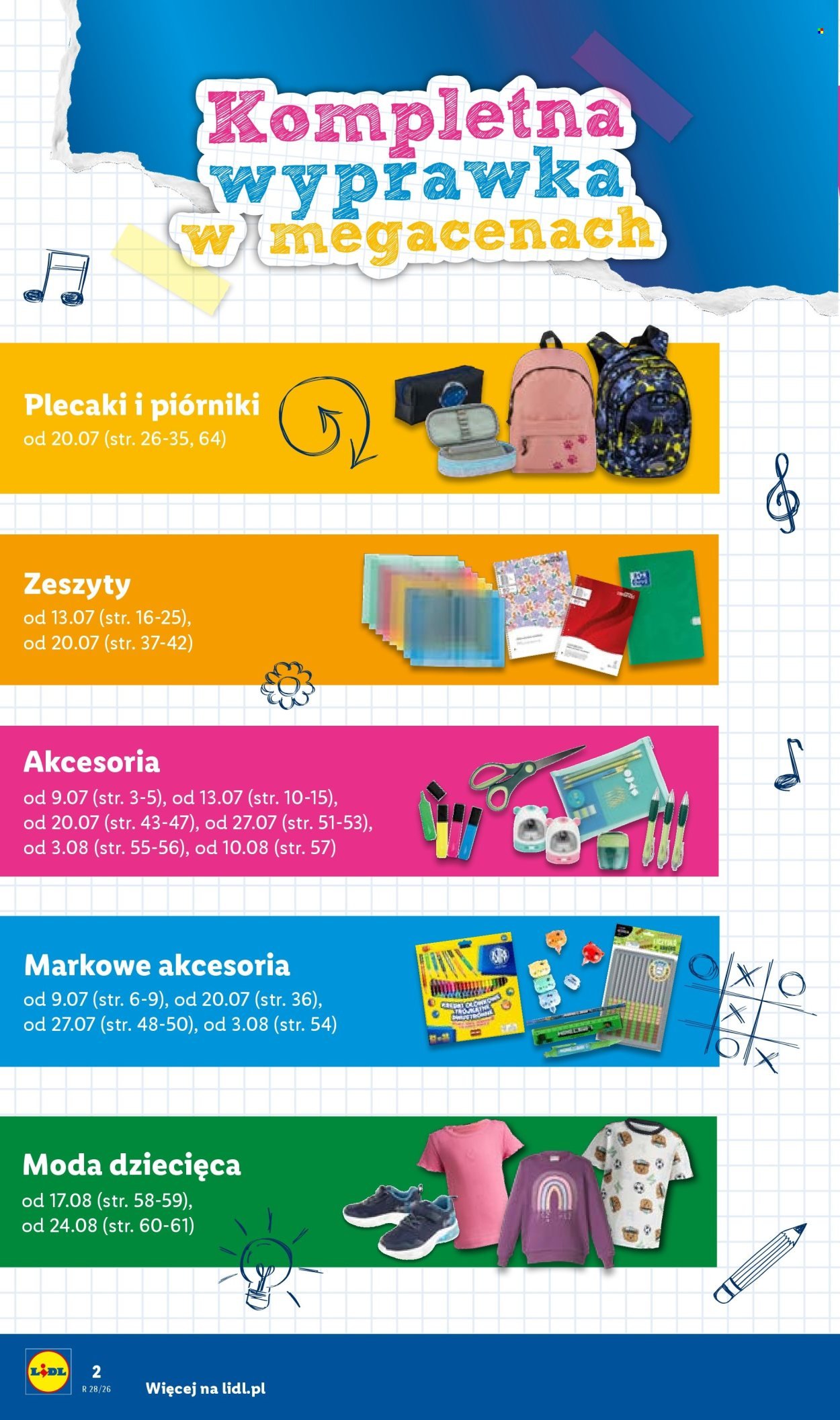 Gazetka LIDL - Kompletna wyprawka w megacenach