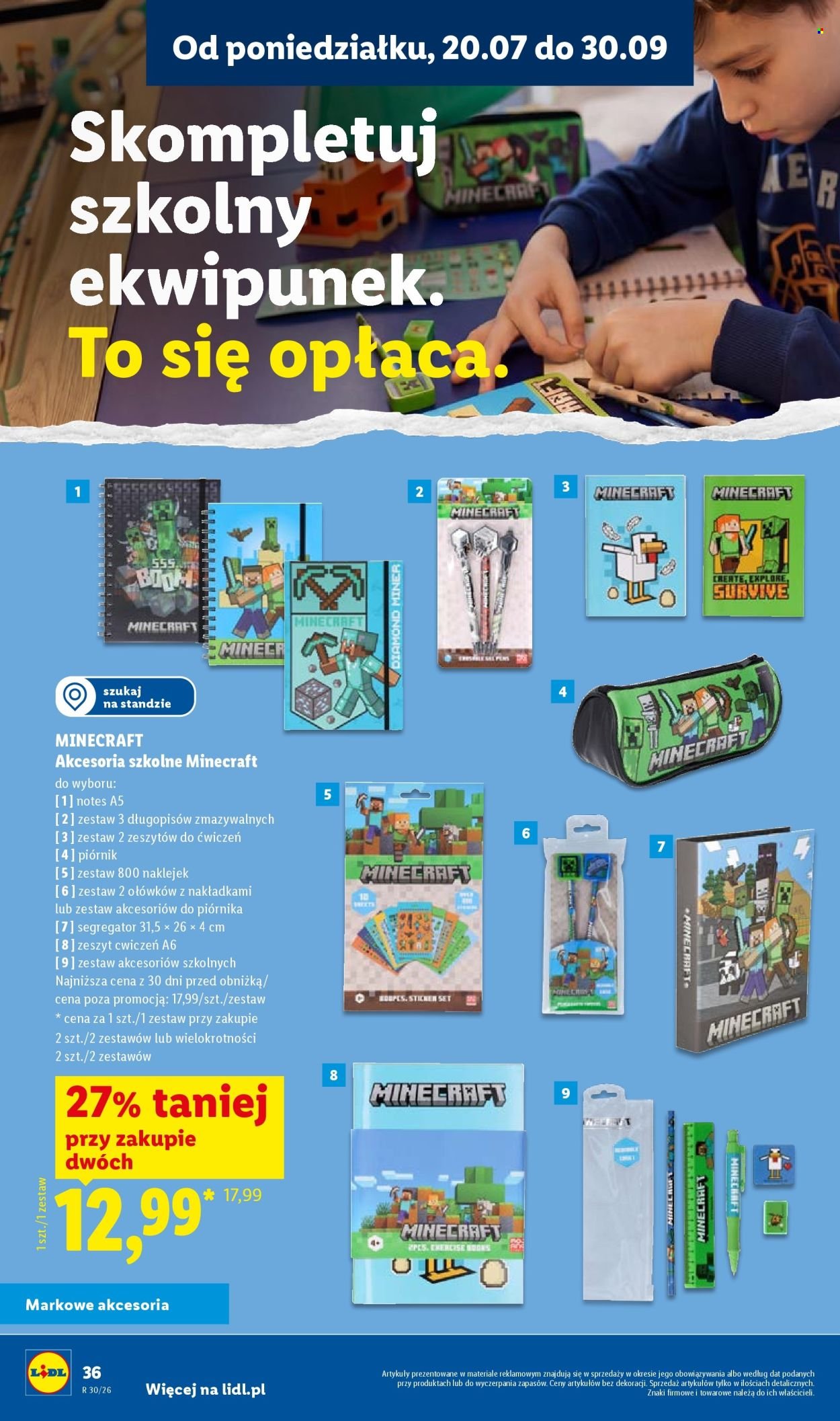 Gazetka LIDL - Kompletna wyprawka w megacenach