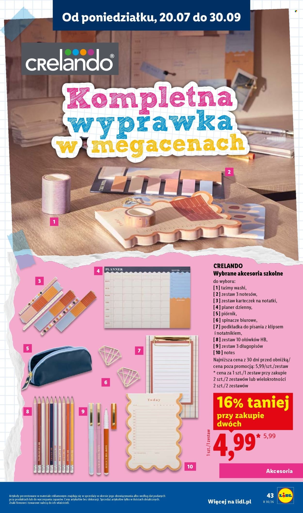 Gazetka LIDL - Kompletna wyprawka w megacenach