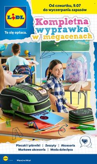 Gazetka LIDL - Kompletna wyprawka w megacenach