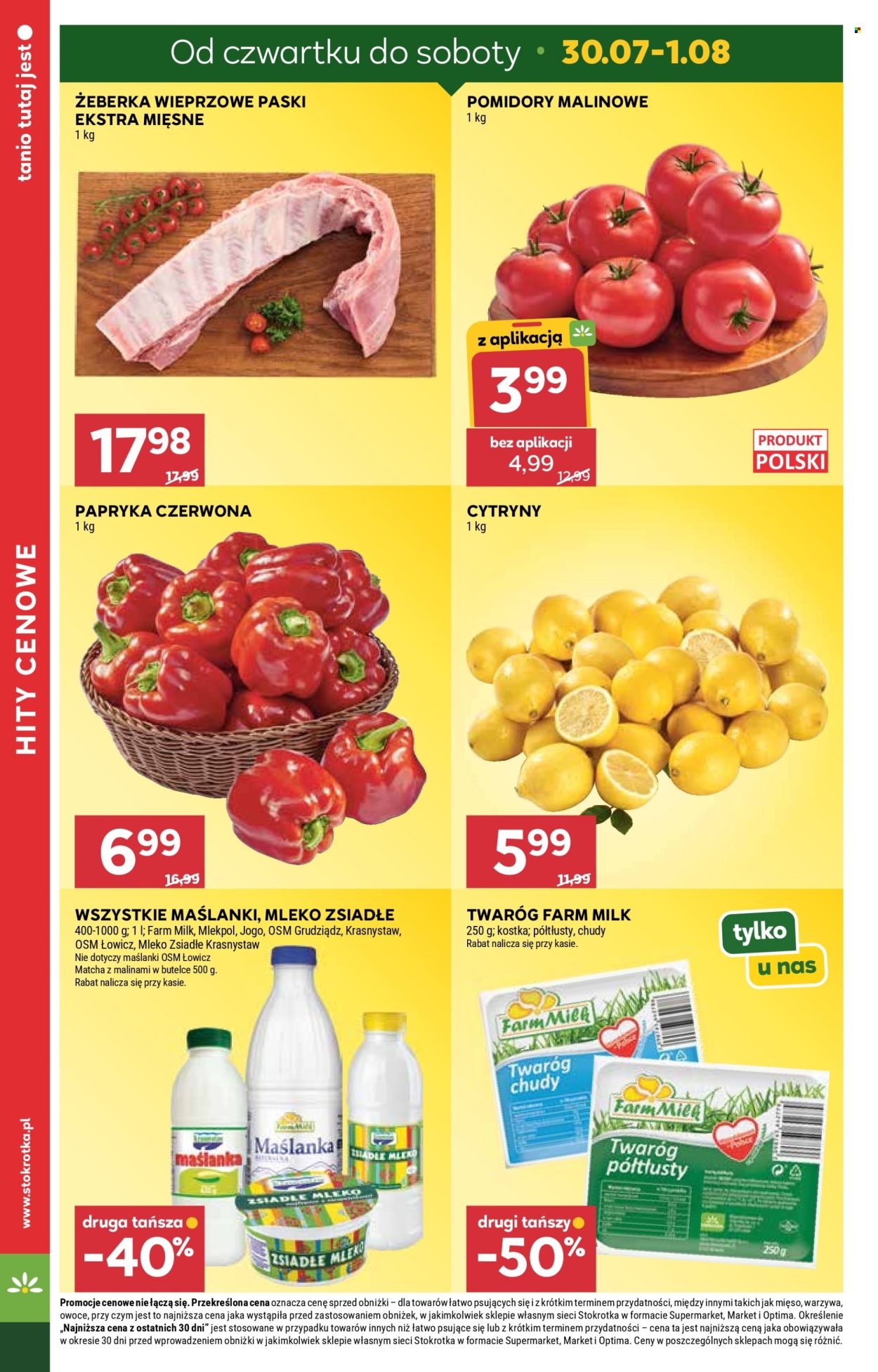 Gazetka STOKROTKA - Od czwartku 30.07.2026