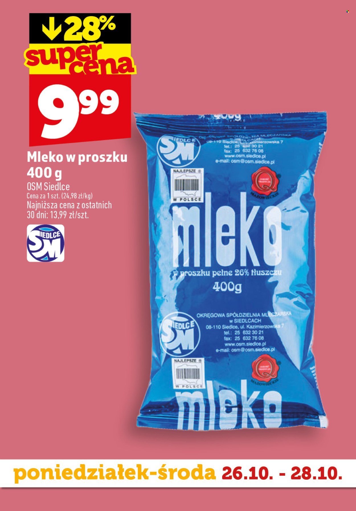 Gazetka TOPAZ - Od soboty 24.10.2026