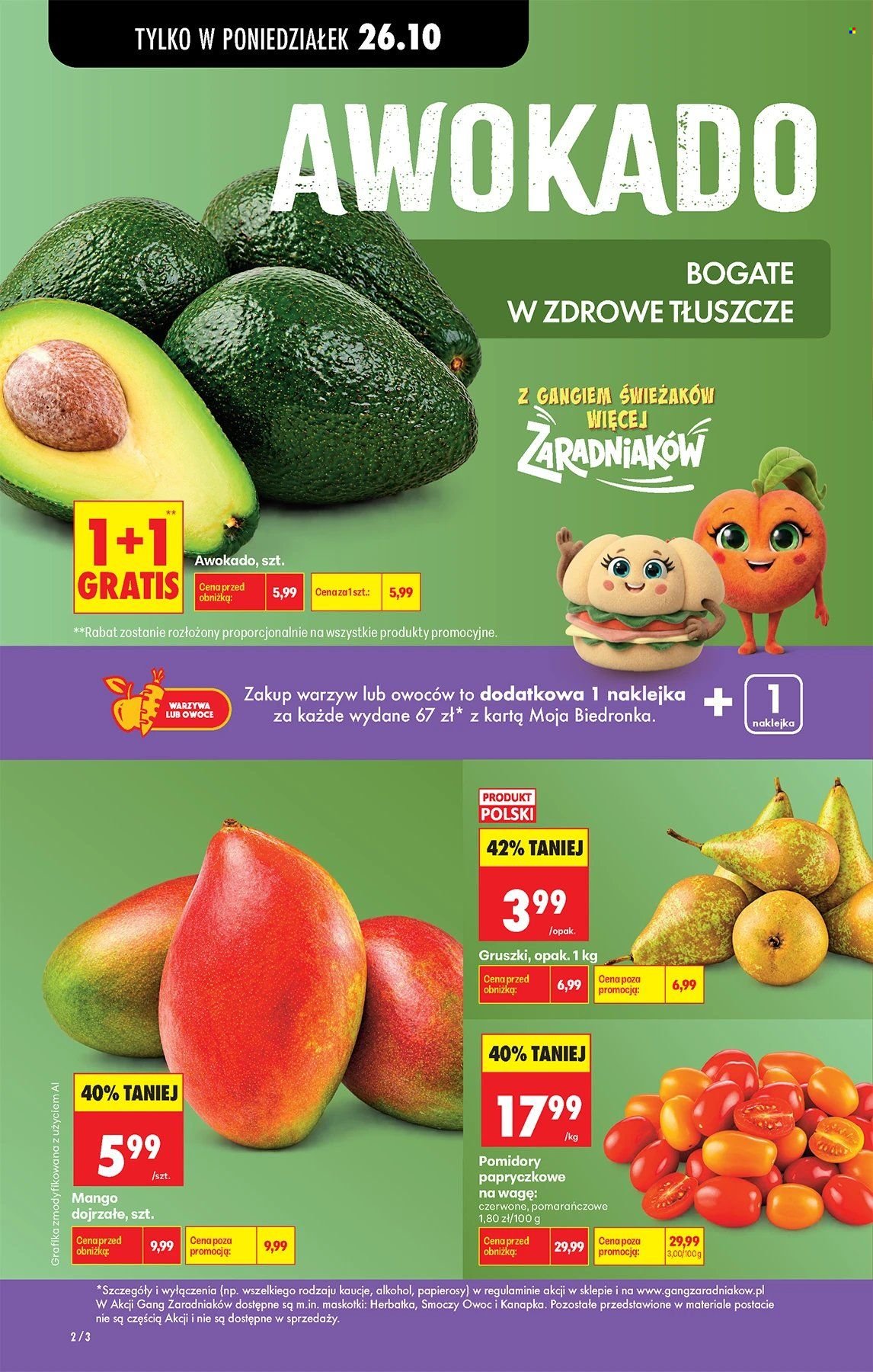 Gazetka BIEDRONKA - Super okazje na koniec miesiąca