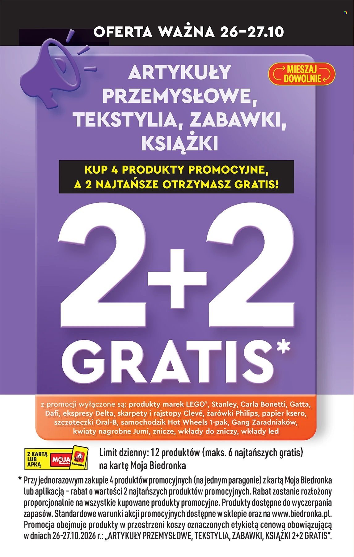 Gazetka BIEDRONKA - Super okazje na koniec miesiąca