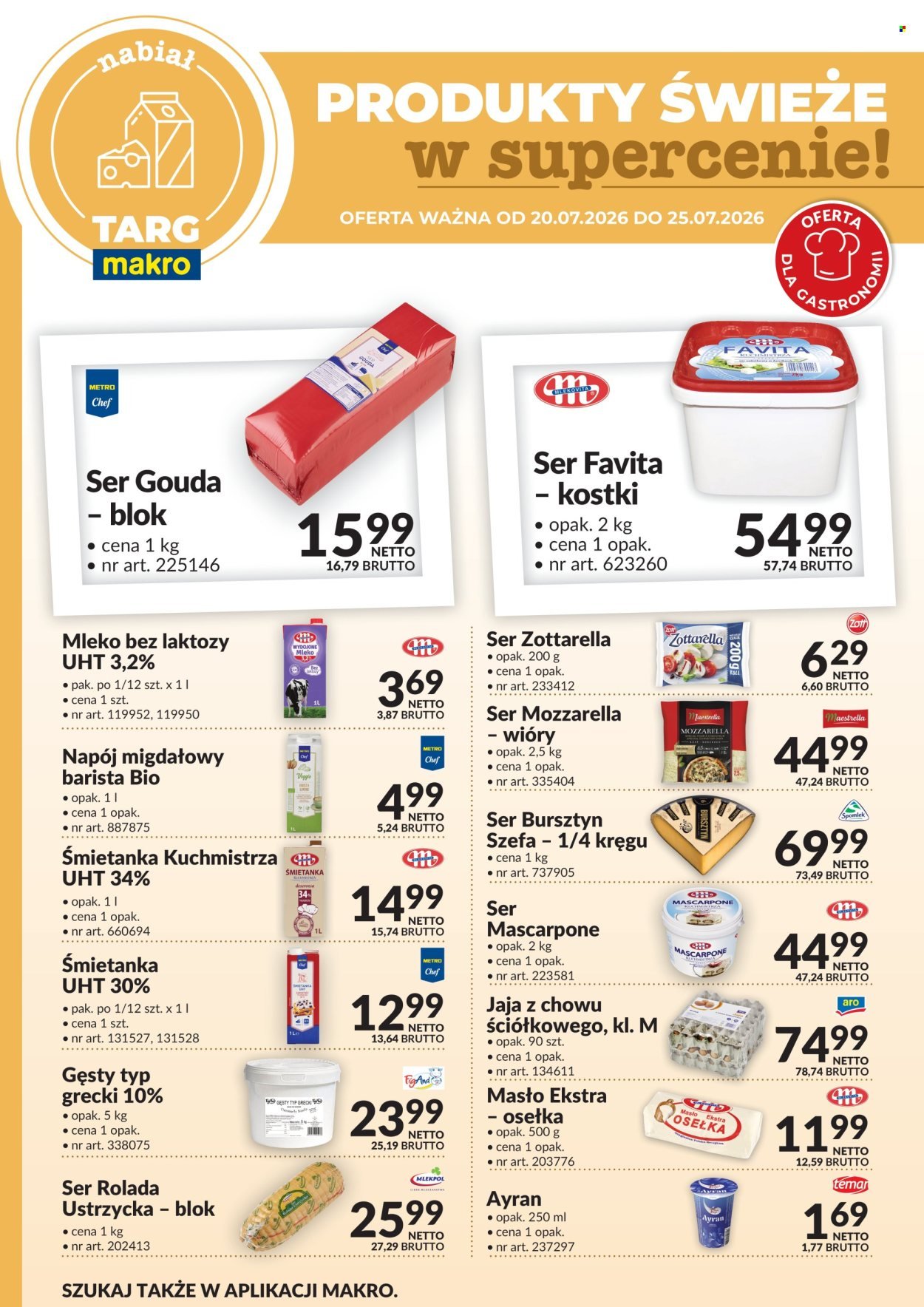 Gazetka MAKRO - Targ MAKRO - oferta świeża w super cenach!