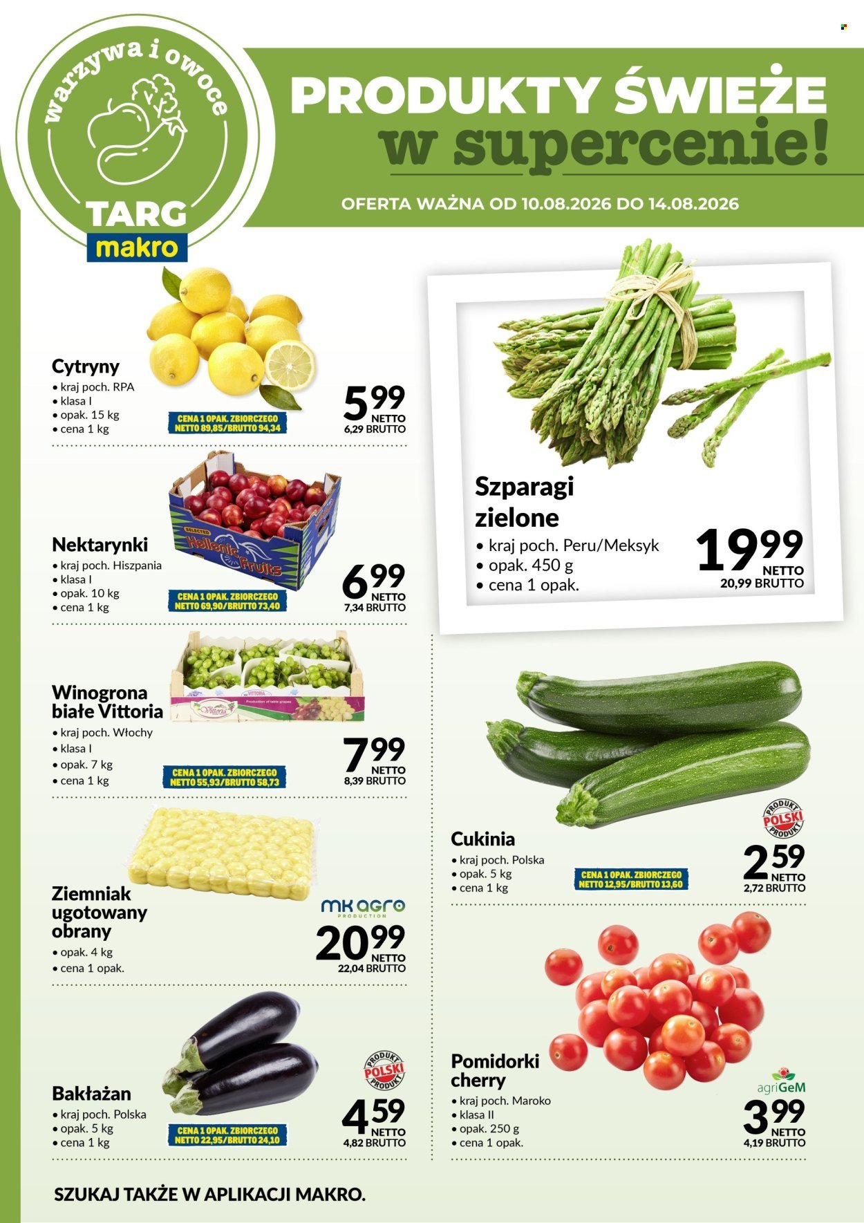 Gazetka MAKRO - Targ MAKRO - oferta świeża w super cenach!
