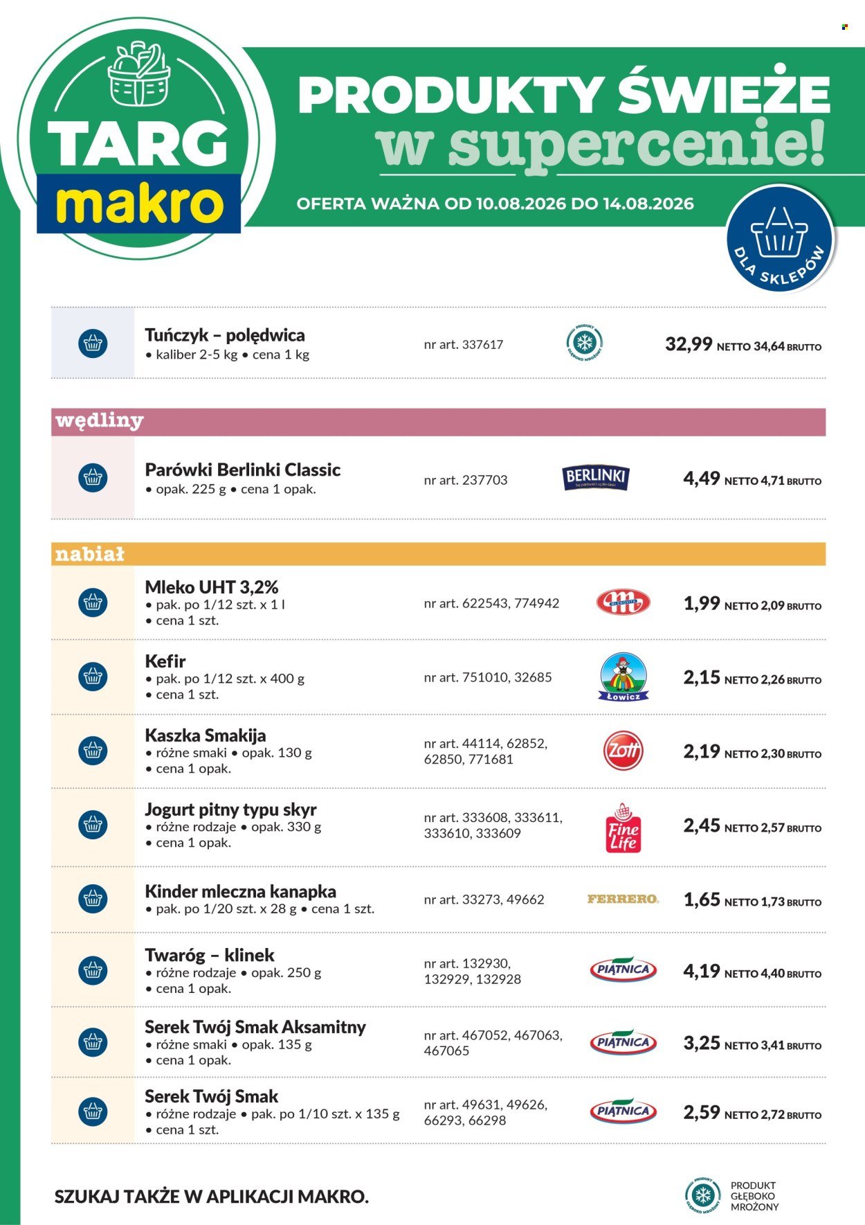 Gazetka MAKRO - Targ MAKRO - oferta świeża w super cenach!