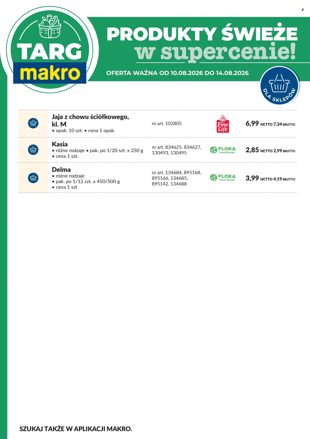 Gazetka MAKRO - Targ MAKRO - oferta świeża w super cenach!