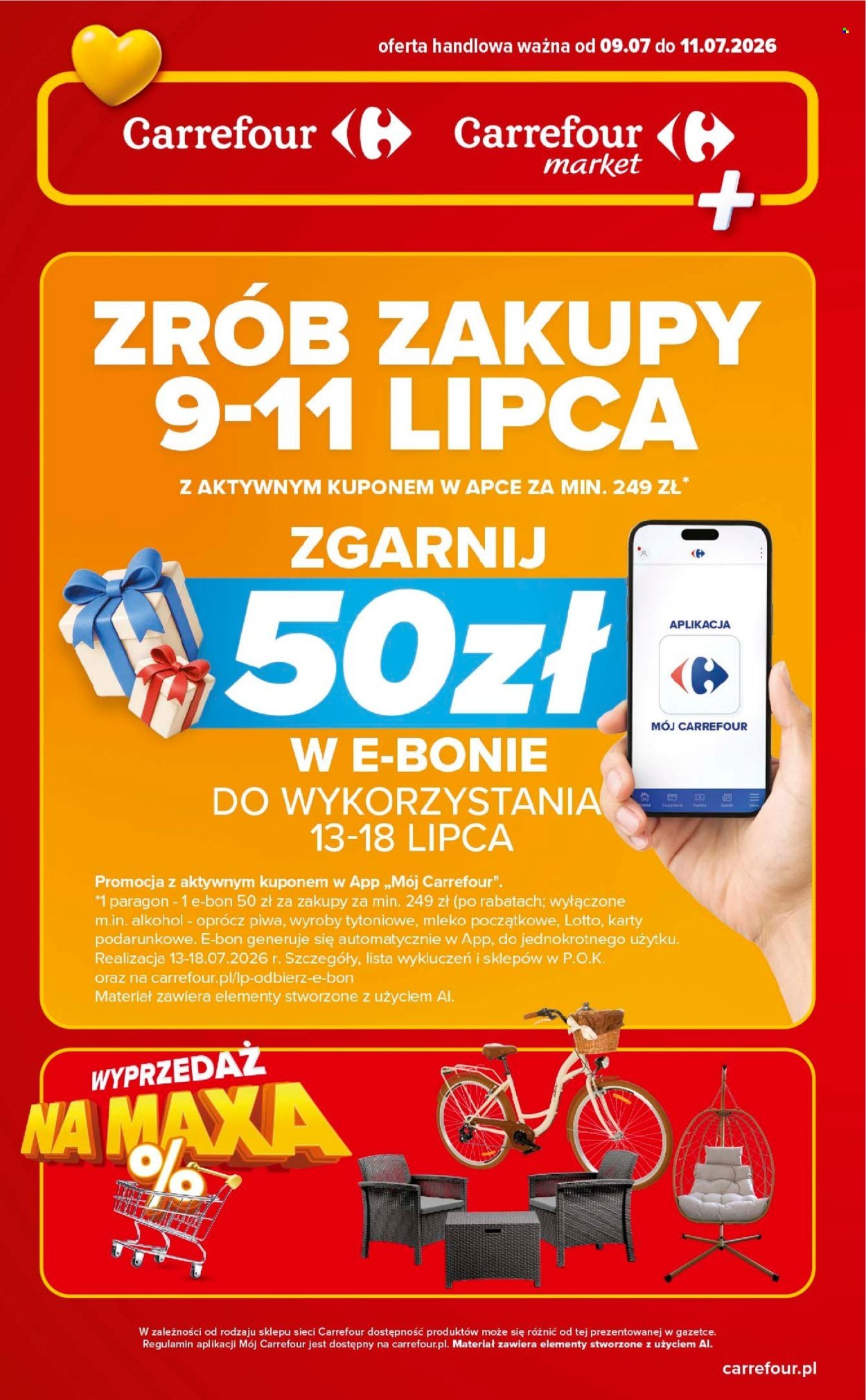 Gazetka CARREFOUR - piątku i soboty w sumie