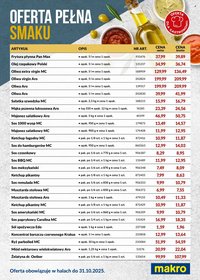 Gazetka MAKRO - Ulotka oferta pełna smaku (2025-10-01 - 2025-10-31)