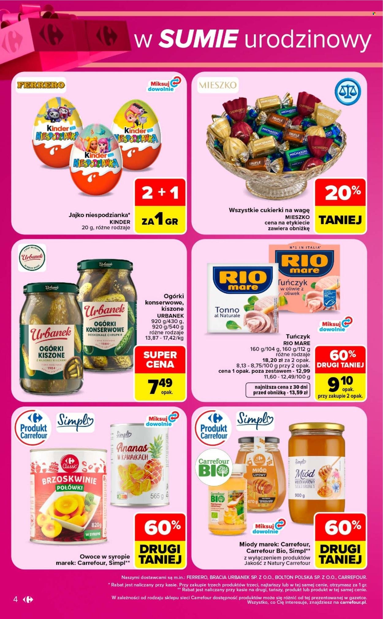 Gazetka CARREFOUR - w SUMIE urodzinowy weekend okazji