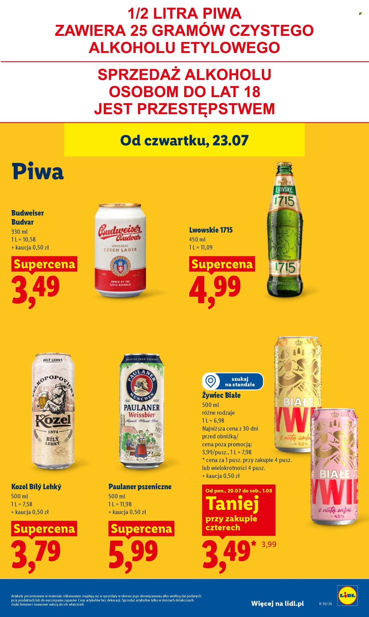 Gazetka LIDL - Od czwartku