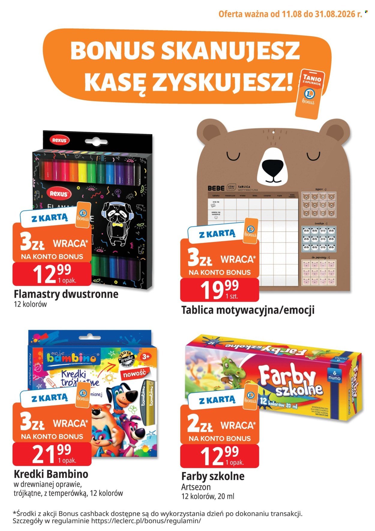 Gazetka E.LECLERC - Od wtorku 11.08.2026