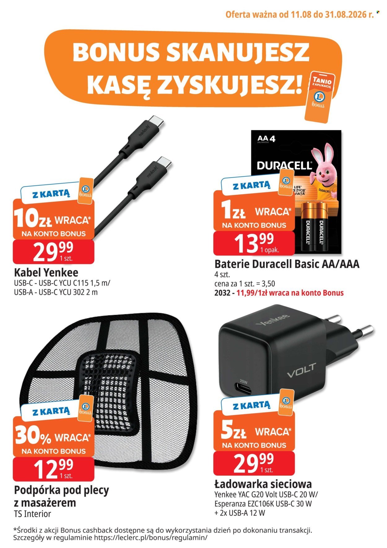 Gazetka E.LECLERC - Od wtorku 11.08.2026