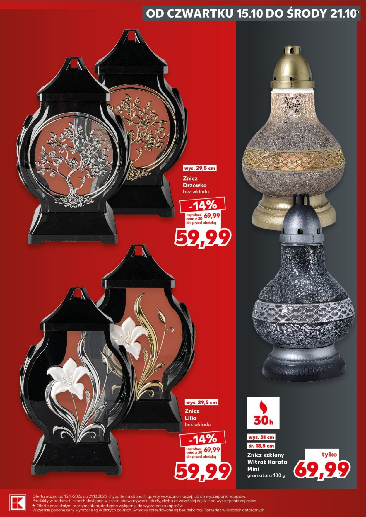 Gazetka KAUFLAND - Katalog znicze