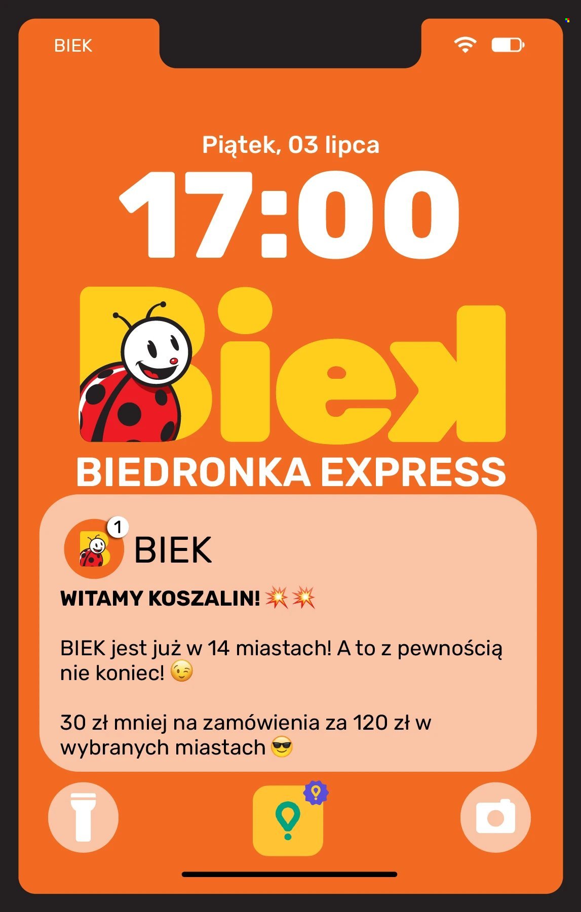 Gazetka BIEDRONKA - Kiek