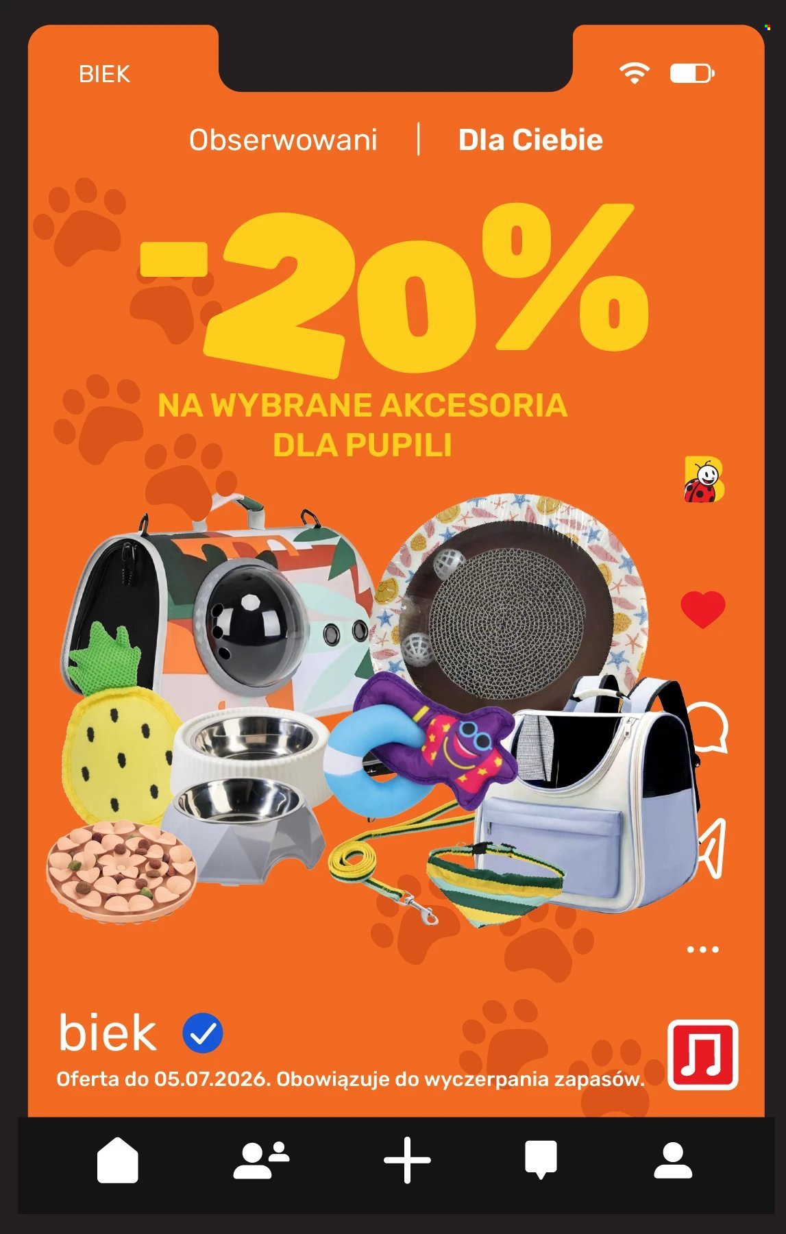 Gazetka BIEDRONKA - Kiek