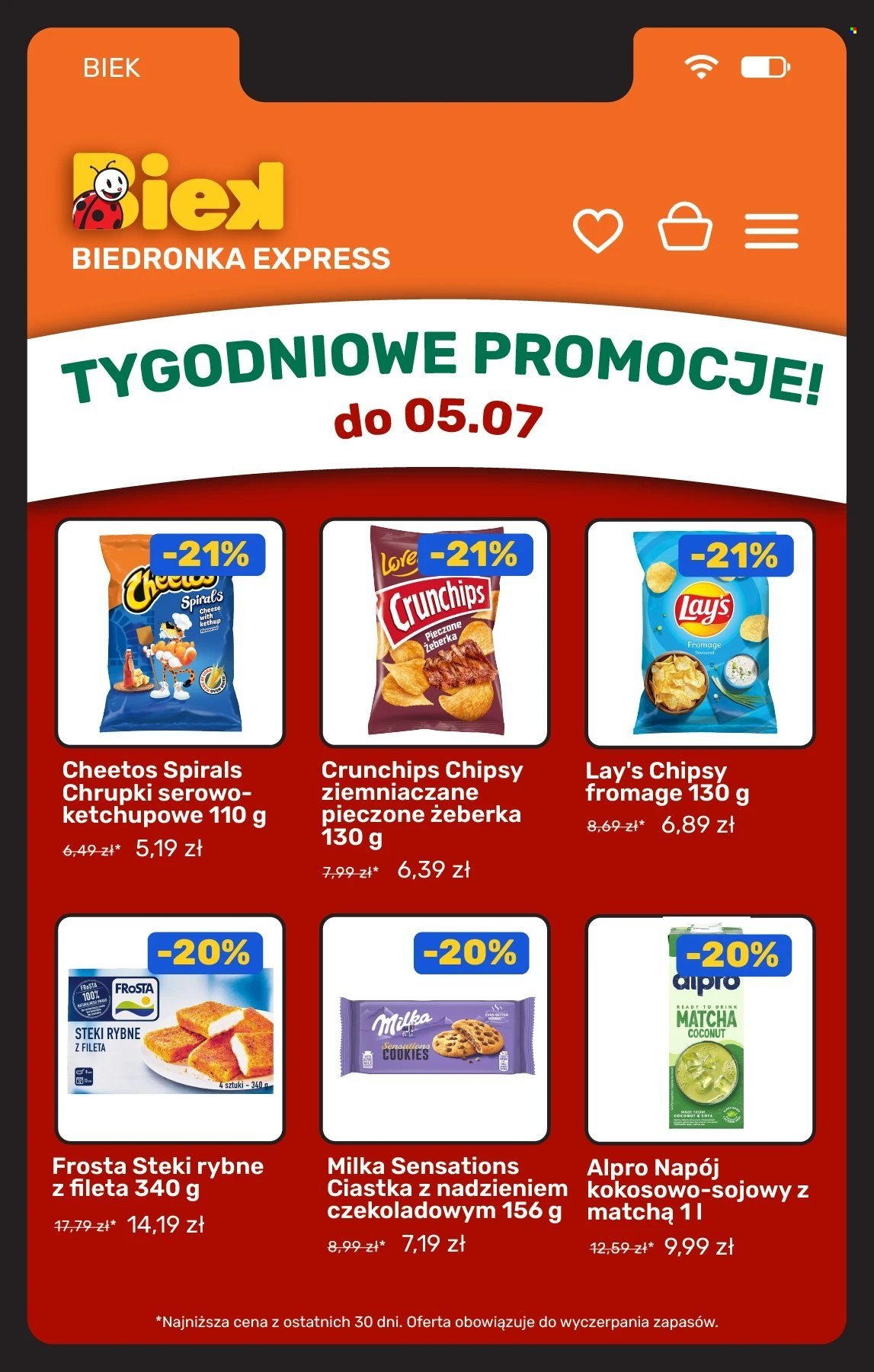 Gazetka BIEDRONKA - Kiek