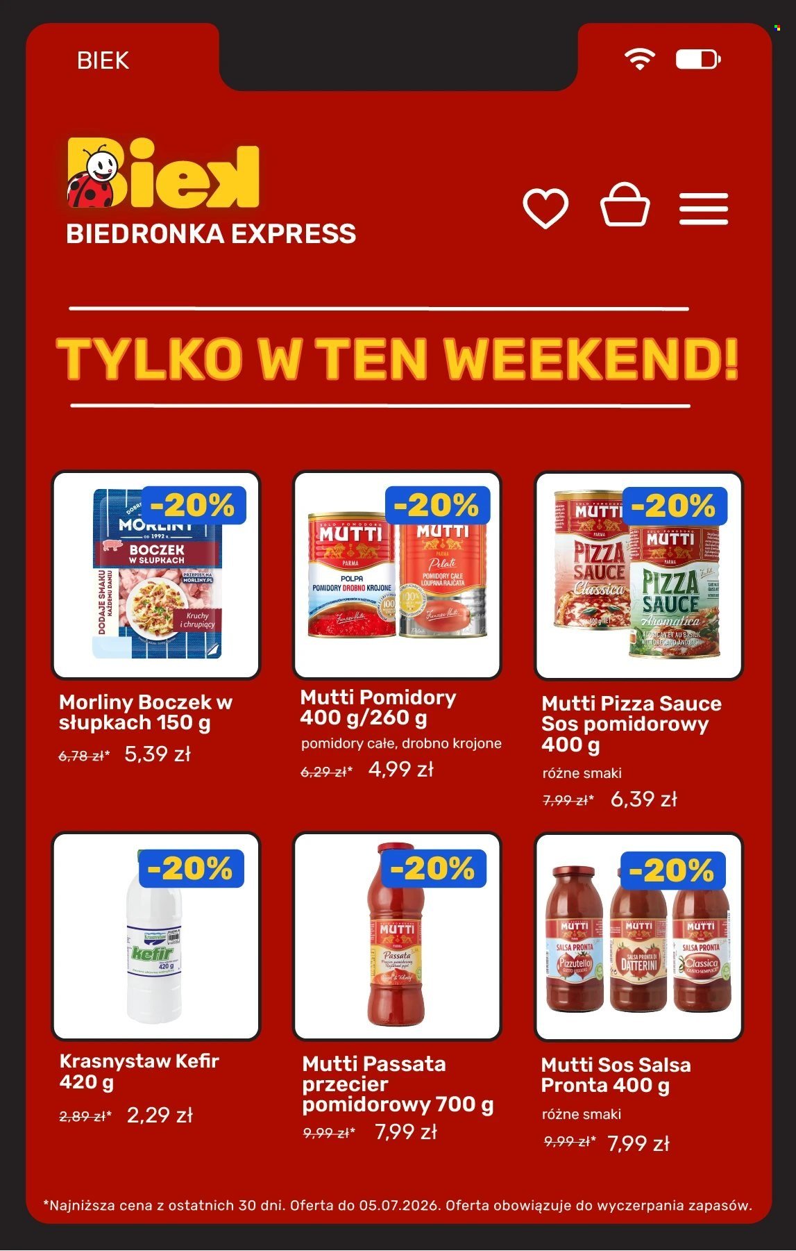 Gazetka BIEDRONKA - Kiek