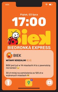 Gazetka BIEDRONKA - Kiek