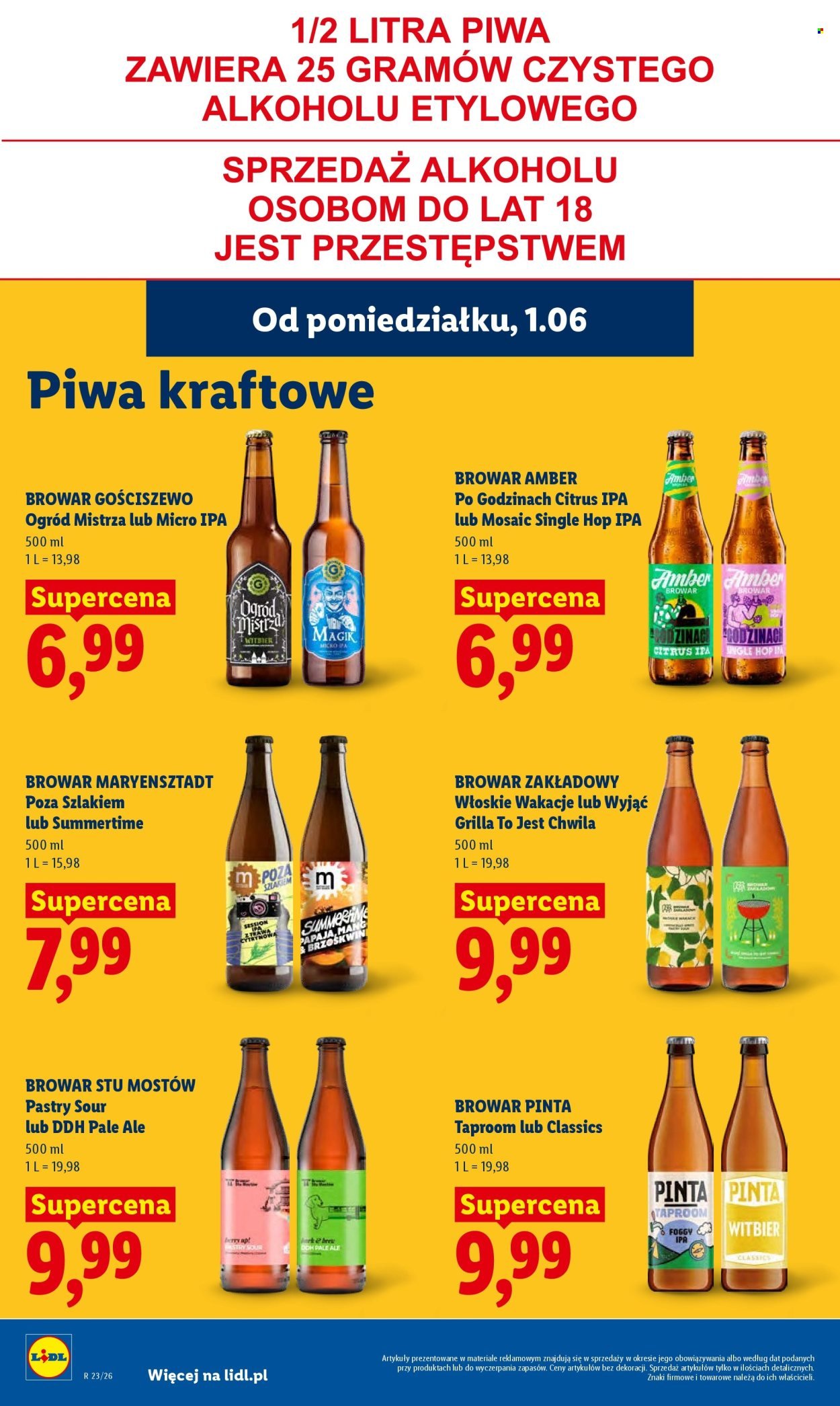 Gazetka LIDL - Od poniedziałku