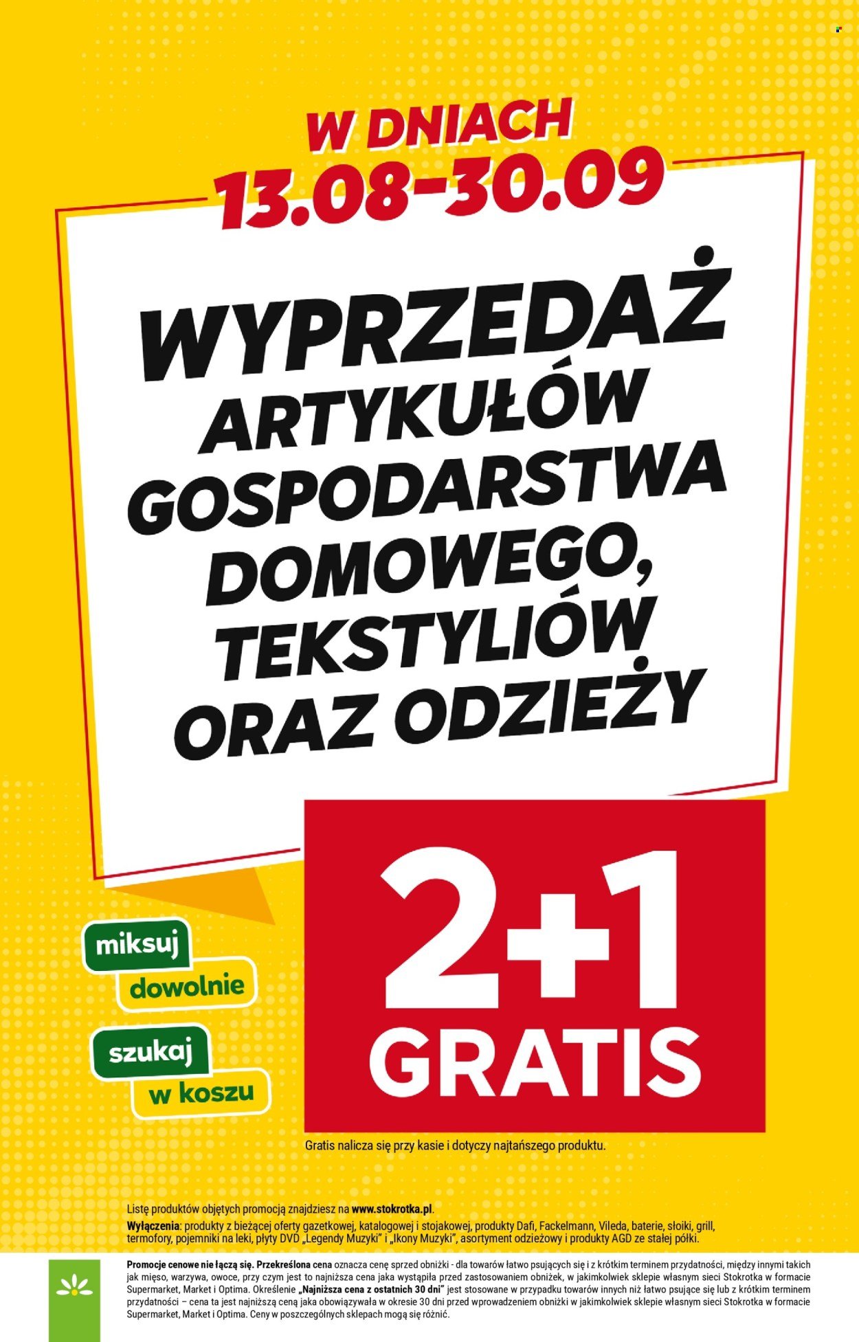 Gazetka STOKROTKA - Od czwartku 13.08.2026