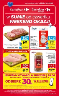 Gazetka CARREFOUR - w SUMIE od czwartku WEEKEND OKAZJI