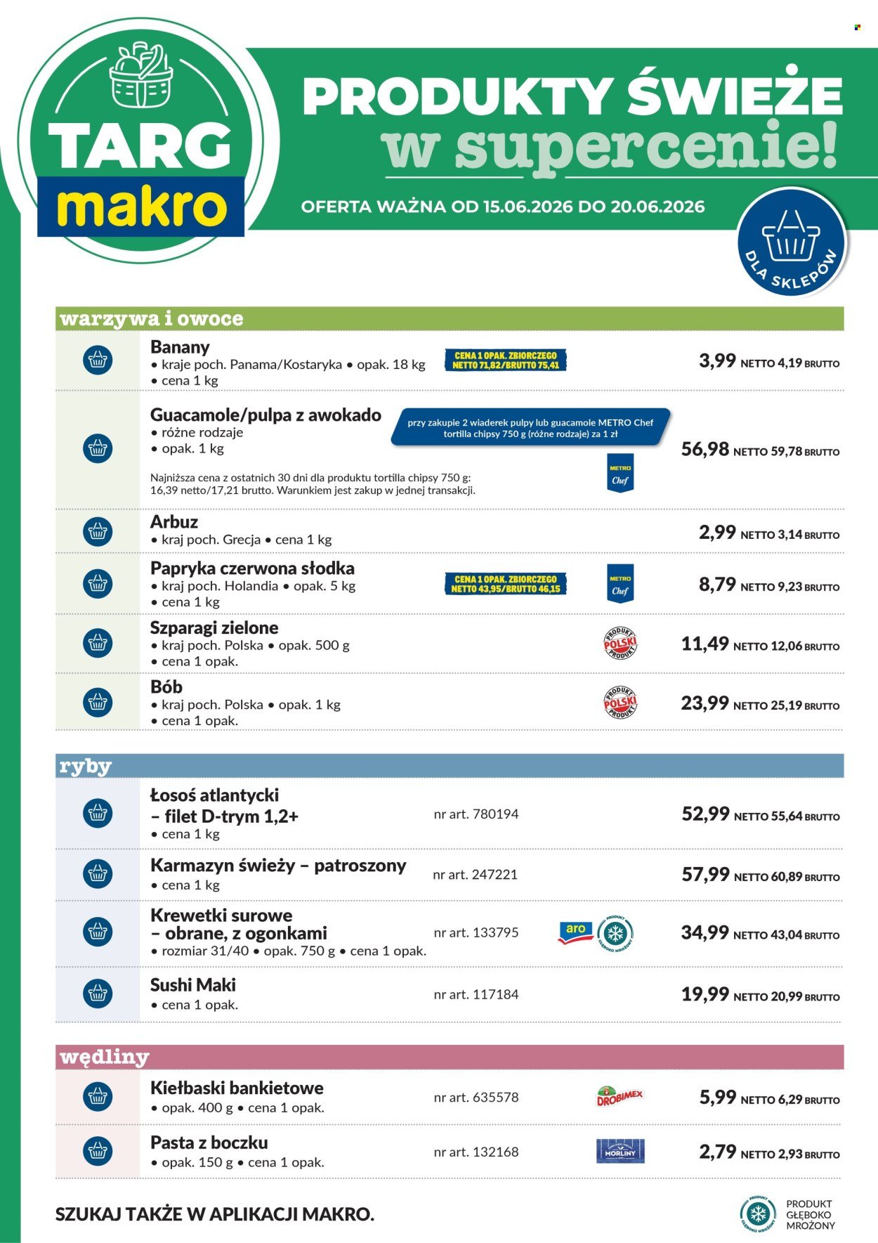 Gazetka MAKRO - Targ MAKRO - oferta świeża w super cenach!