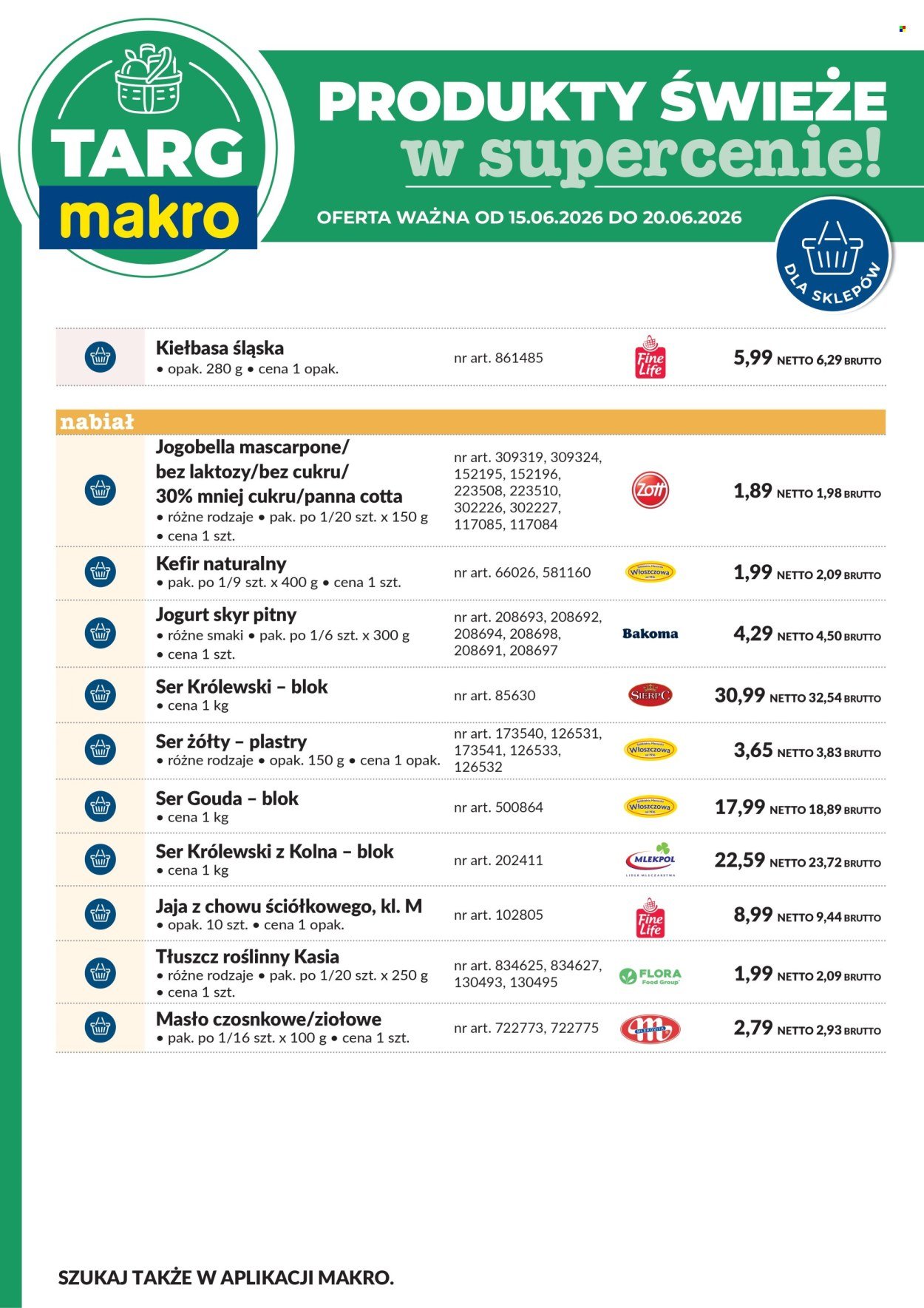 Gazetka MAKRO - Targ MAKRO - oferta świeża w super cenach!