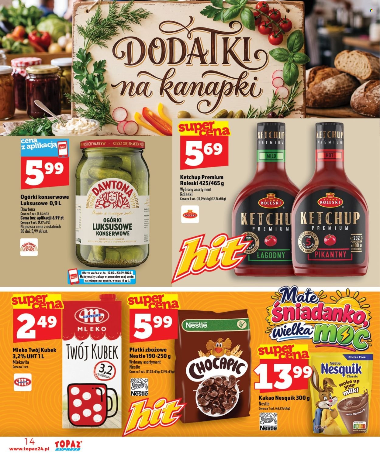 Gazetka TOPAZ - Od czwartku 17.09.2026
